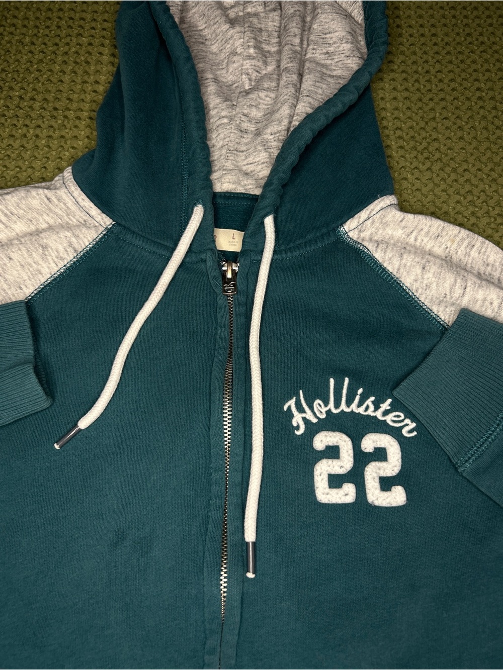 Vintage Hollister Co. 22 full-zip hoodie jacket